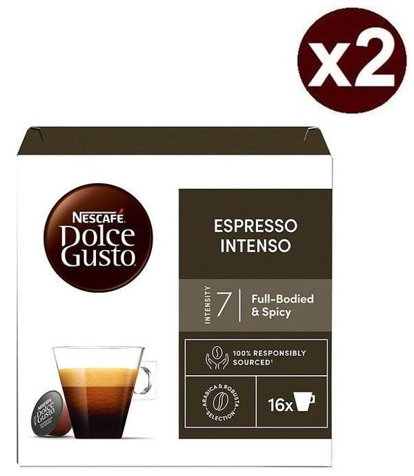 Nescafe Dolce Gusto Coffee Espresso Intenso 16 Kapsül x 2 Adet - Image 1