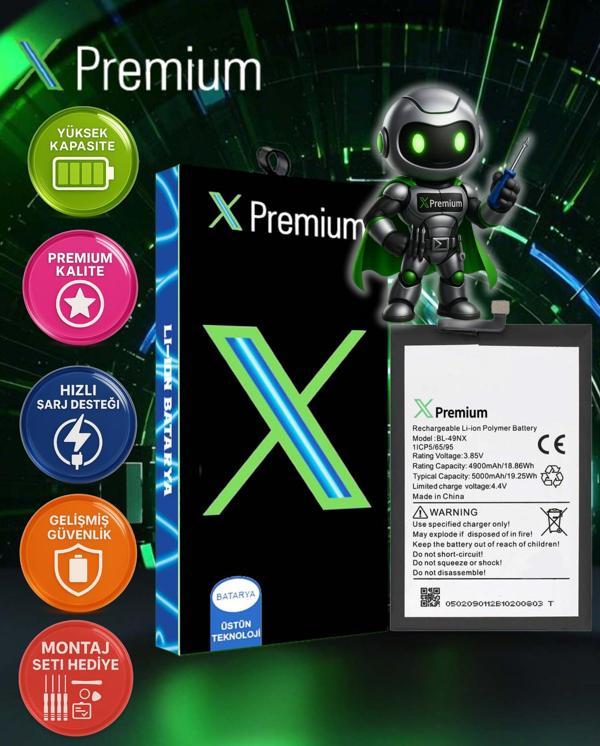 Xpremium Infinix Hot 30i (BL-49NX) Batarya – 5000 mAh Süper Yüksek Kapasiteli Güçlendirilmiş Pil - Image 1