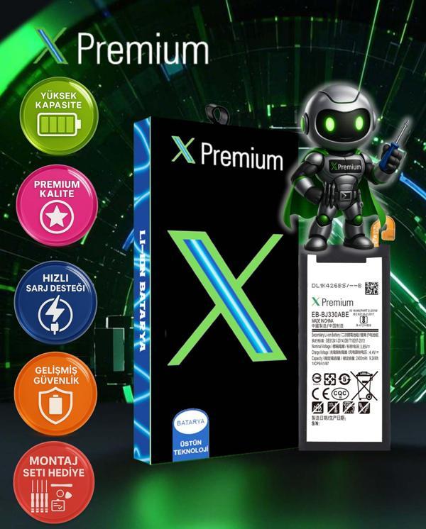 Xpremium Samsung J3 Pro 2017 SM-J330 Batarya Pil Süper Yüksek Kalite 2400 mAh - Image 1