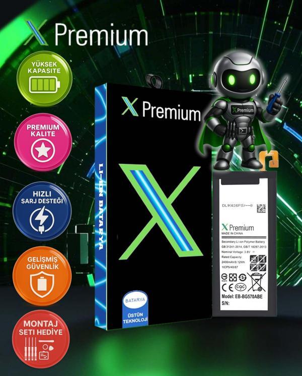 Xpremium Samsung J5 Prime SM-G570 Batarya Pil Süper Yüksek Kalite 2500 mAh - Image 1