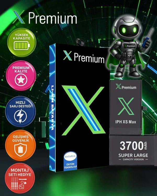 Xpremium iPhone XR Batarya Pil Süper Yüksek Kapasiteli Güçlendirilmiş 3590 mAh - Image 1