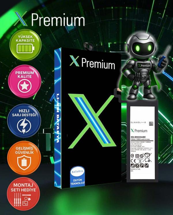 ​​Xpremium Samsung Note 5 SM-N920 Batarya Pil Süper Yüksek Kalite 3000 mAh - Image 1
