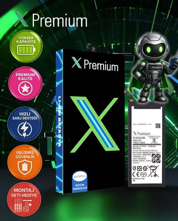 ​​Xpremium Samsung S7 Edge SM-G935 Batarya Pil Süper Yüksek Kalite 3600 mAh - Image 1