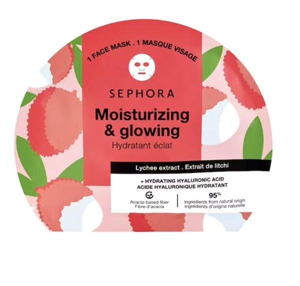 SEPHORA COLLECTION Fruit & Plant + Hyalurinc Acid Mask - Lychee - Nemlendirme & aydınlatma Kağıt Yüz - Image 1