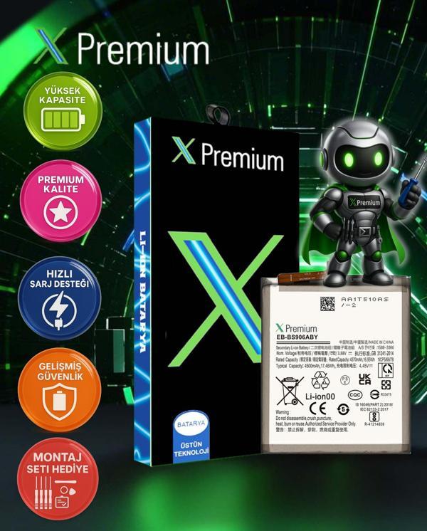 ​Xpremium Samsung S22 Plus SM-S906 Batarya Pil Süper Yüksek Kalite 4500 mAh - Image 1