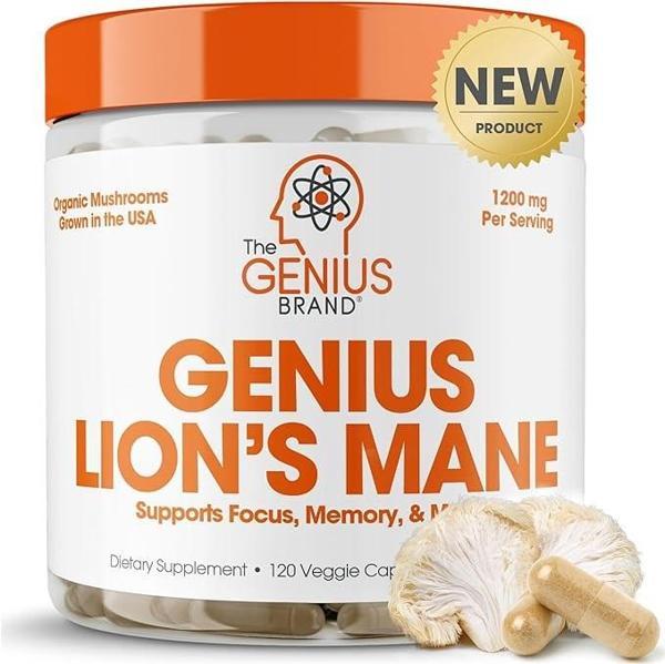 Genius Lions Mane 1200 mg 120 Kapsül - Image 1