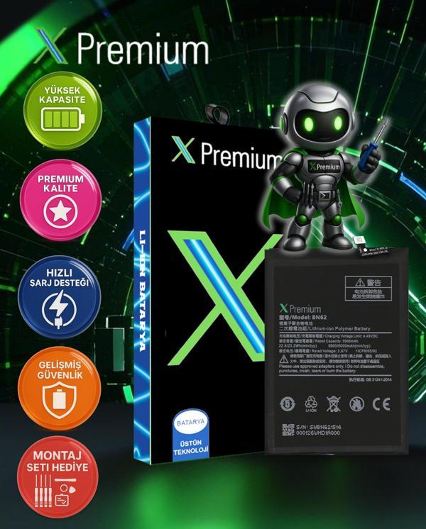 Xpremium Xiaomi Redmi 9T BN62 Batarya Pil Süper Yüksek Kalite 6000 mAh - Image 1