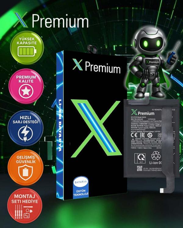 Xpremium Xiaomi Redmi K40 BM56 Batarya Pil Süper Yüksek Kalite 5065 mAh  - Image 1