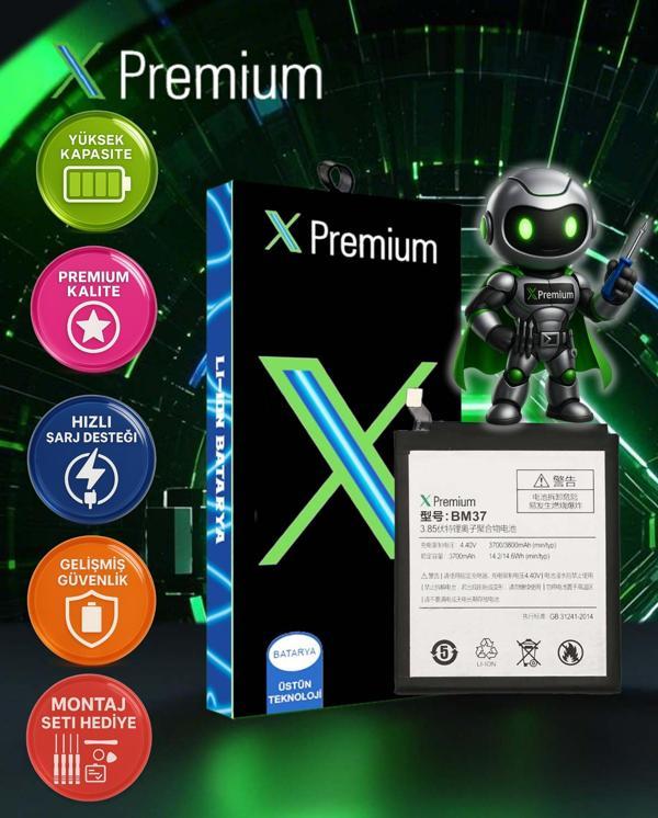 Xpremium ​​Xiaomi Mi 5s Plus BM37 Batarya Pil – Süper Yüksek Kalite 3700 mAh - Image 1
