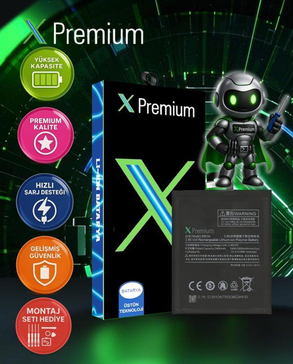 ​Xpremium Xiaomi Mi Note 3 BM3A Batarya Pil – Süper Yüksek Kalite 3400 mAh - Image 1