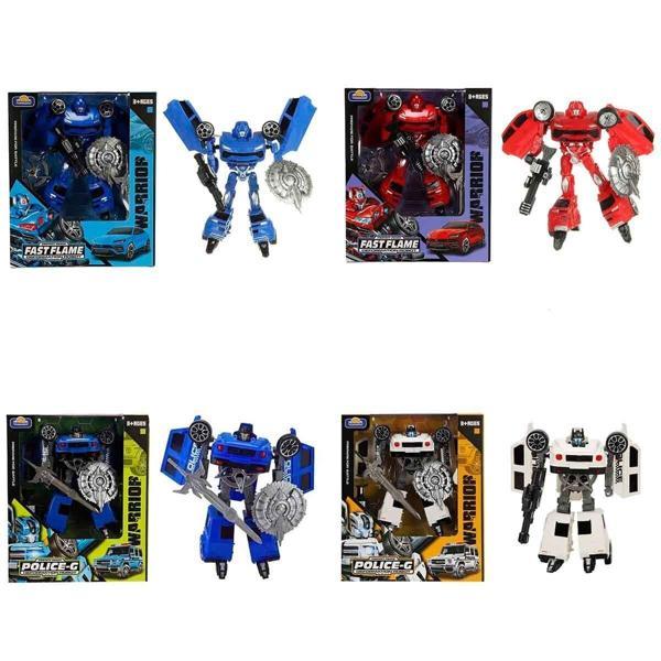5039 SUN-YFN-ROBOT TRANSFORMER POLICE-G/FAST FLAME 2R 2A - Image 1