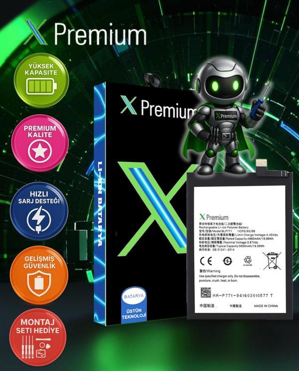 ​​Xpremium Oppo Realme 6i / Realme C3 / Realme 7i Batarya Pil – Süper Yüksek Kalite 5000 mAh | BLP771 / BLP757 - Image 1