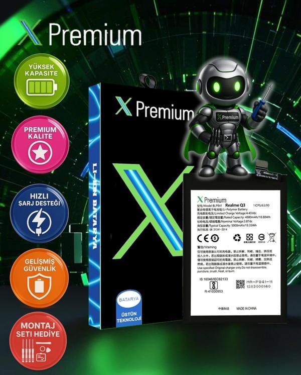 ​Xpremium Oppo Realme 8 Batarya Pil – Süper Yüksek Kalite 5000 mAh | BLP841 - Image 1