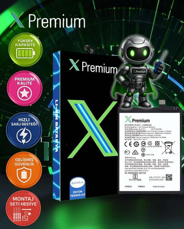 ​Xpremium  Oppo Realme 5 / 5i / 5s / C55 Batarya Pil – Süper Yüksek Kalite 5000 mAh | BLP727 - Image 1
