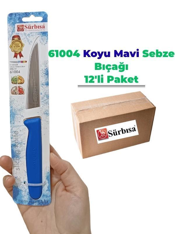 Sürbisa 61004 Sebze Bıçağı Koyu Mavi 1 Koli (12 adet) - Image 1