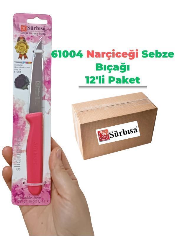 Sürbisa 61004 Sebze Bıçağı Narçiceği 1 Koli (12 adet) - Image 1