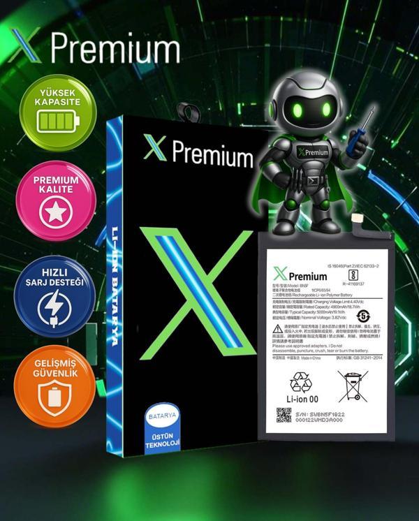 Xpremium Xiaomi Redmi 12 (BN5F) Batarya – 4900 mAh Süper Yüksek Kapasiteli Güçlendirilmiş Pil - Image 1