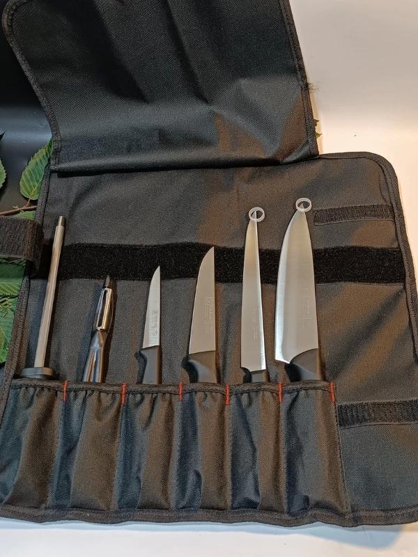 Sürbisa Kılıflı Sürmene Şef Bıçakları Seti Et, Ekmek, Sebze, Mutfak, İlk Şeflik Seti Hadnmade - Image 1