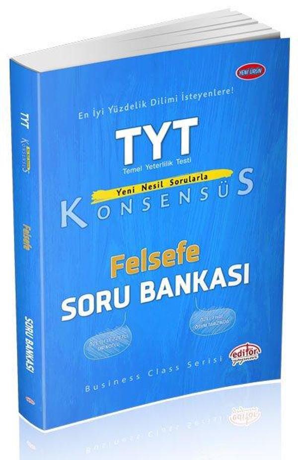 Editör Yayınları Tyt Felsefe Konsensüs Soru Bankası  - Editör - Image 1