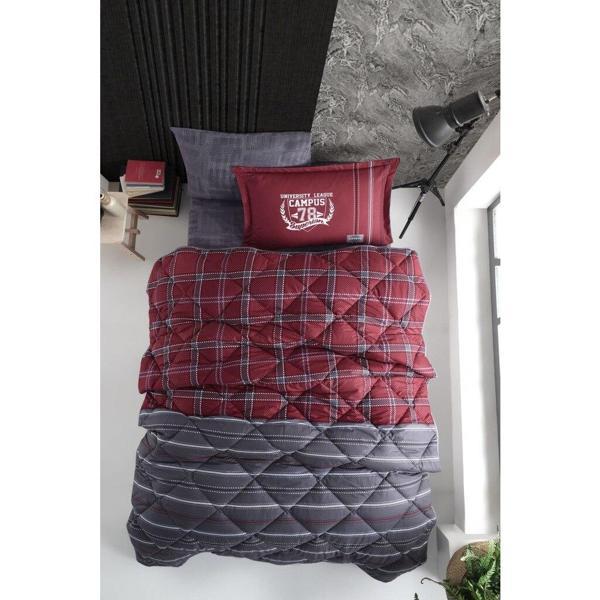 Clasy Ranforce Tek Kişilik Uyku Seti Campus V1 Bordo - Image 1
