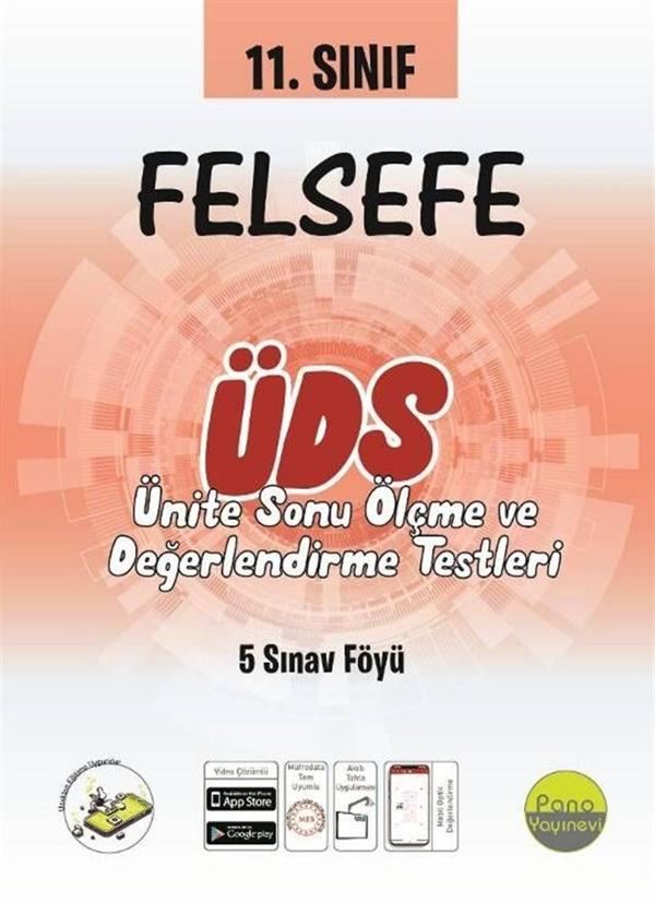 Pano Yayınları 11. Sınıf Felsefe Ünite Değerlendirme Sınavı - Pano Yayınları - Image 1