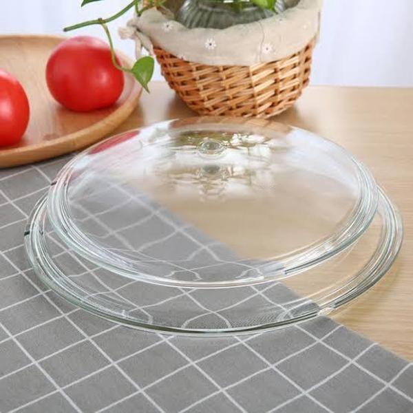 Cam Kapak Pyrex Tencere Tava Sahan Cam Kapağı 30 cm - Image 1