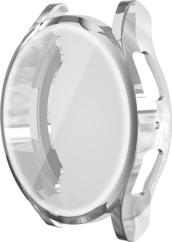 Coverzone Galaxy Watch 6 ile Uyumlu 40mm Önü Kapalı Tasarım Silikon Kılıf Çerçeve çiziklere Karşı Koruma - Image 1