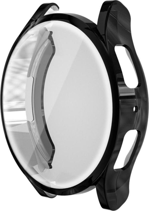 Coverzone Galaxy Watch 6 Ile Uyumlu Ekran Ve Çerçeve Koruma 44mm Önü Kapalı Silikon Kılıf Çerçeve - Image 1