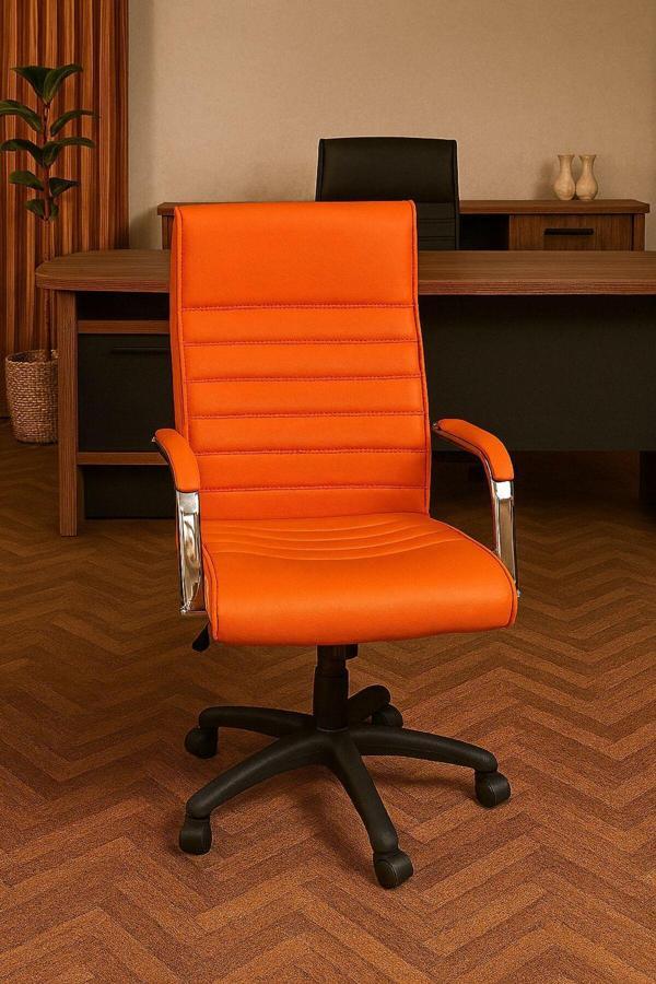 Staryo Turuncu Bilgisayar Koltuğu – Ergonomik Bel Destekli, Ayarlanabilir Yükseklikli - Image 1