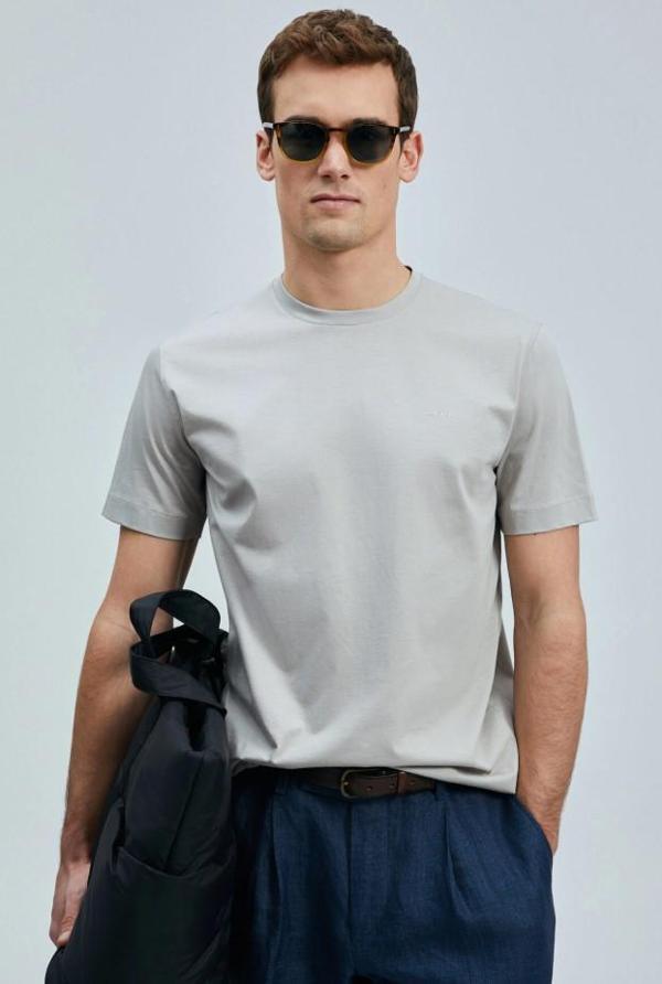 Lufian 111020262 Bran Erkek Basic Tişört Erkek T-Shirt - Image 1