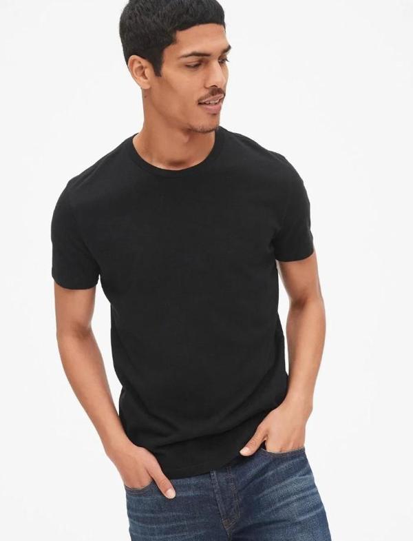 Gap Bisiklet Yaka Basic T-Shirt 310876690 Kısa Kol Tişört Erkek T-Shirt - Image 1