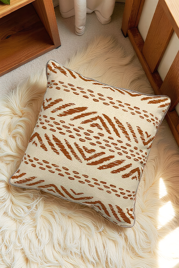 Prato Geometrik Desen Kırlent Kılıfı 45x45cm - Image 1