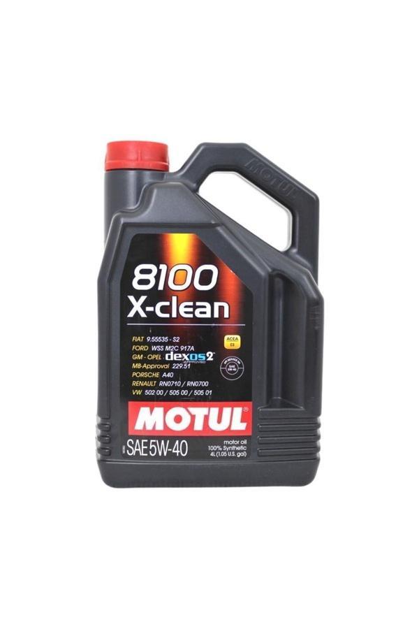 MOTUL 8100 X-clean 5w40 4 Litre - Image 1
