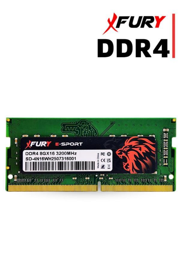 FURY E-SPORT DDR4 8Gb 3200 Mhz Notebook Ram Bellek 1x8GB - Image 1