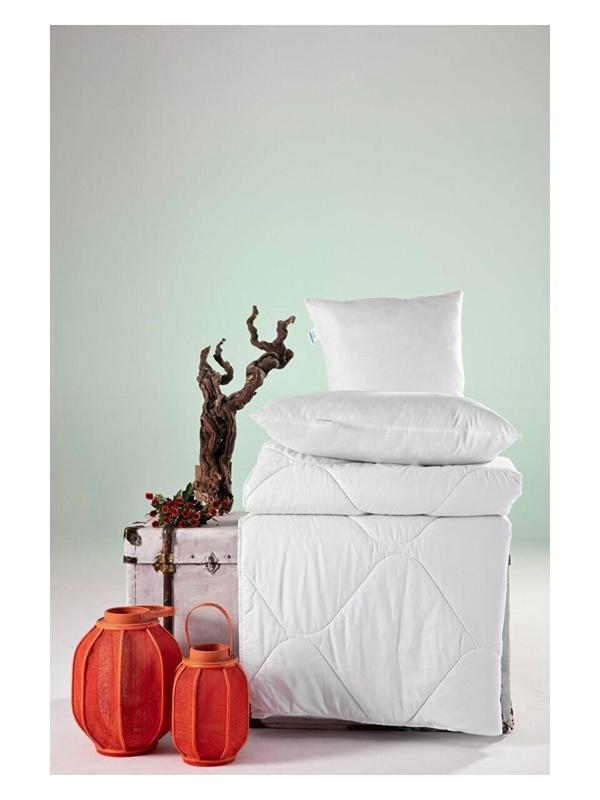DOQU HOME Yorgan Yastık Seti 1 Adet Doqu Home Yorgan 155 x 215 cm Doqu Microfiber Yastık 50 x 70 cm 2 Adet Yastık Kılıfı - Image 1