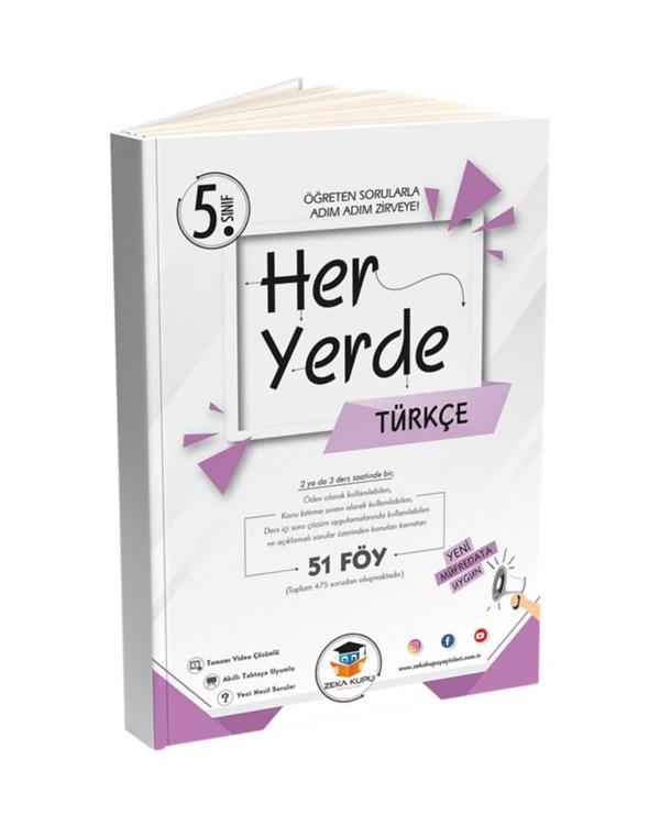 Zeka Küpü Yayınları 5. Sınıf  Her Yerde Türkçe Soru Föyleri - Zeka Küpü Yayınları - Image 1