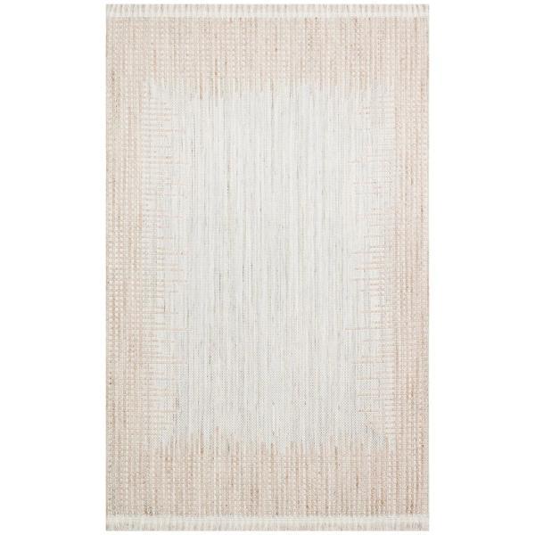 Hoom Rugs Mikanos CZY 01 Grey Beige Hav Vermez Yıkanabilir Modern Halı - Image 1