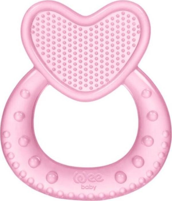 Wee Baby Kalpli Silikon Diş Kaşıyıcı - Pembe - Image 1
