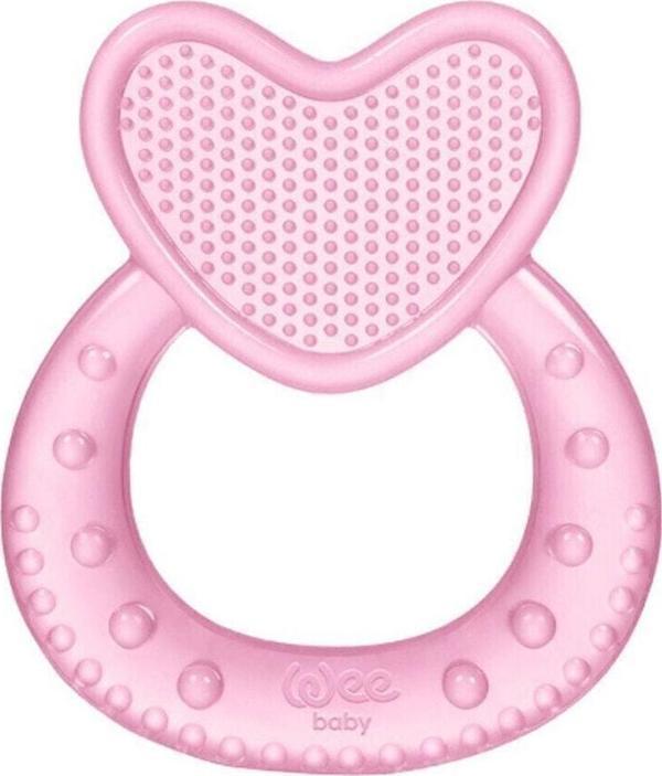 Wee Baby Wee Kalpli Silikon Diş Kaşıyıcı Pembe / 912 - Image 1