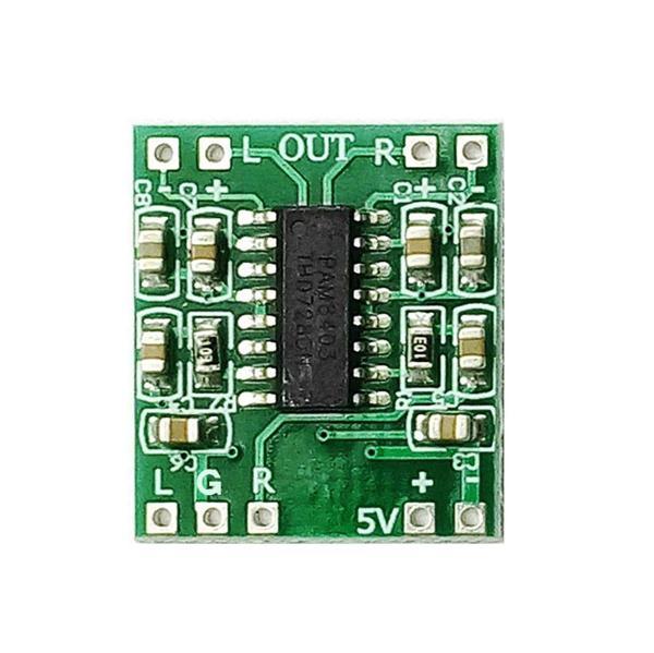 Minyatür Dijital Güç Amplikatör Devresi 2*3W Class D PAM8403 Power Amplifier Board 2.5~5V - Image 1