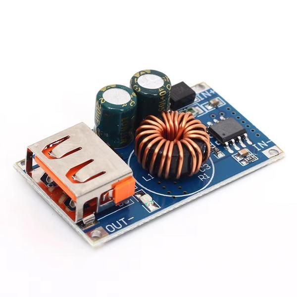 USB DC Step-Down Modül 12V24V to QC3.0 Mobil Telefon Hızlı Şarj Modülü QCMINI - Image 1