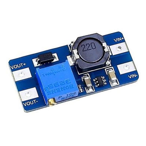 MT3608 2A DC-DC Ayarlanabilir Yükselteç Modül 2-24V to 5/9/12/-28V - Image 1