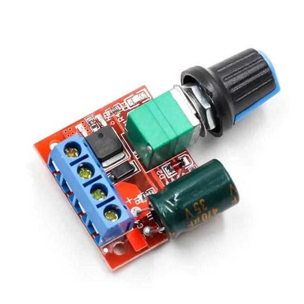PWM DC Motor Hız Ayarlayıcı 5V-35V Speed Regulator Switch 5A Switch Function LED Dimmer - Image 1
