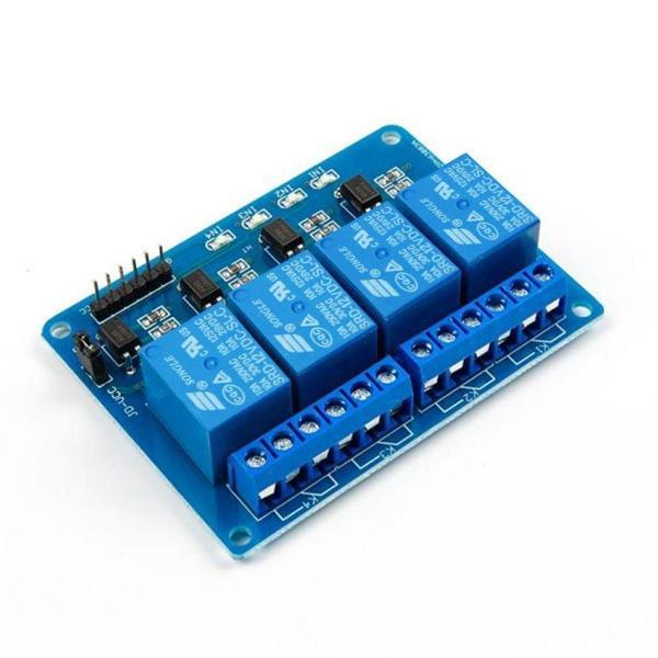 4 Yönlü Röle Optocoupler Gösterge Işıklı Output 12V - Image 1