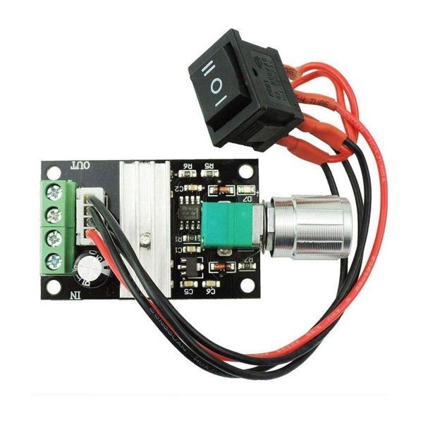 İleri Geri DC Motor Hız Kontrol Cihazı PWM DC 6V12V24V 3A - Image 1