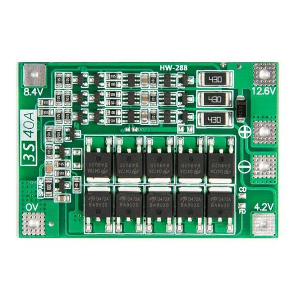 3 strings 11.1V 12.6V 18650 Lityum Batarya Koruma Devresi - Image 1