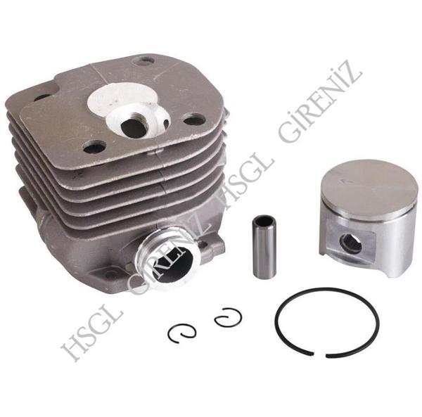 HSGL Husqvarna 365 Uyumlu 48mm Silindir Piston Seti  Yeni Model Yuvarlak Boğaz - Image 1