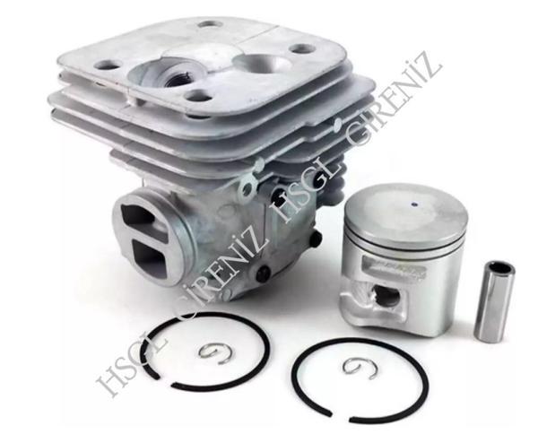 HSGL Husqvarna 365 372 X-TORQ Uyumlu 50 mm Silindir Piston Seti  Yuvarlak Boğaz - Image 1