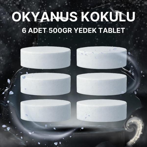 3 Adet 2x500 gr Nem Alıcı Rutubet Ve Küf Önleyici Yedek Tablet Okyanus - Image 1