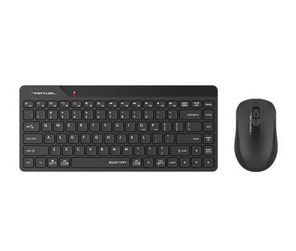 A4 Tech FG2200 AIR2 Mini Kablosuz Klavye Mouse Seti, Usb, Siyah - Image 1
